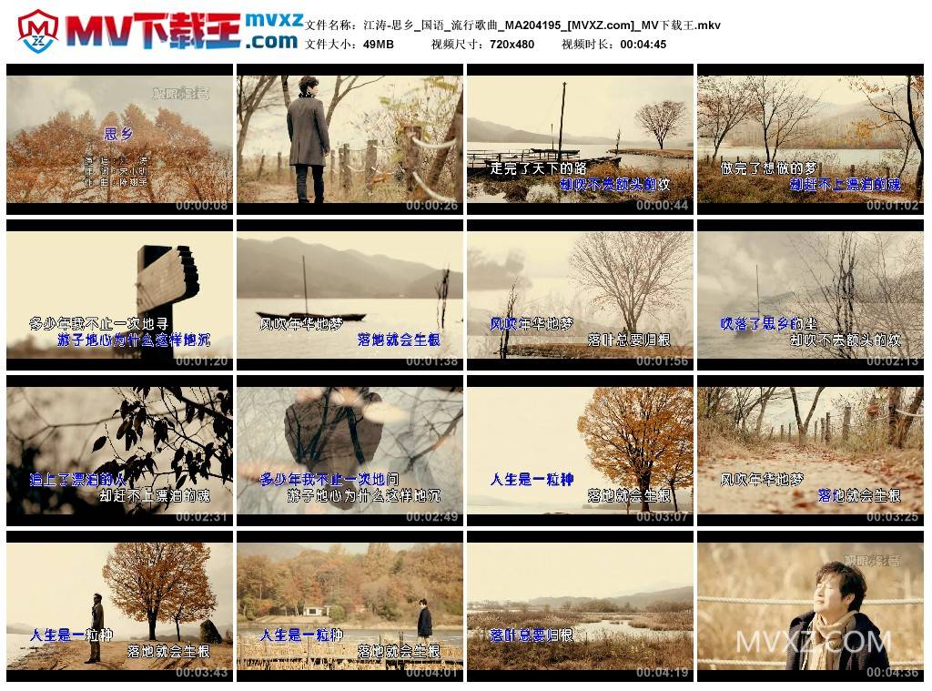 江涛-思乡_国语_流行歌曲_MA204195
